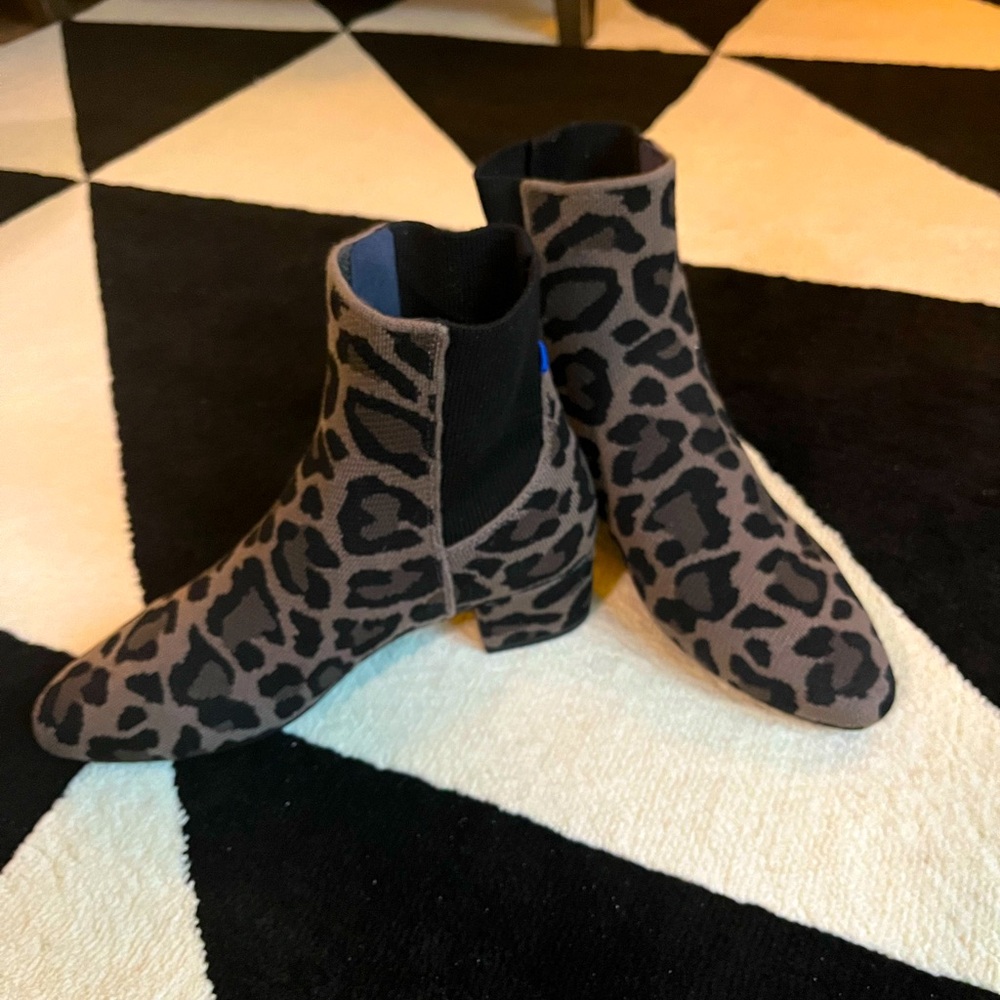 Rothy’s leopard boots